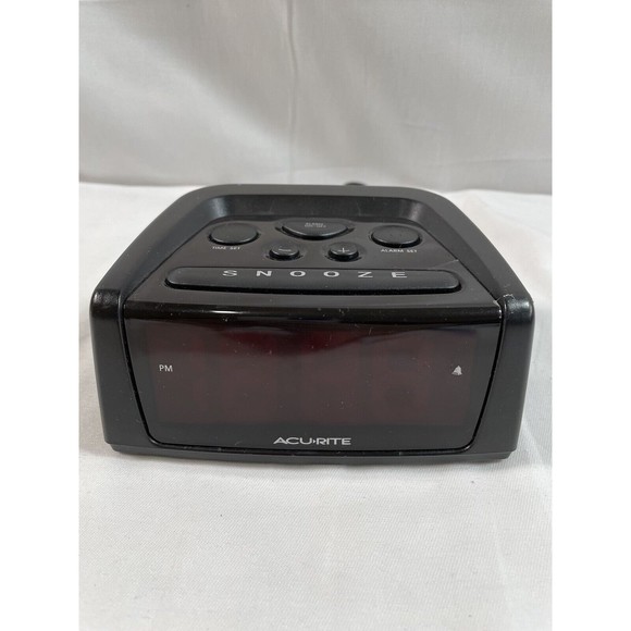 Self Setting Alarm Clock AcuRite Intelli-Time Automatic Time Set 5.4" 13019 - Picture 1 of 6